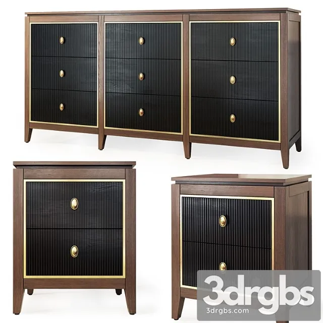Chest of drawers and cabinet murcielago. dresser, nightstand by 24 7magazin