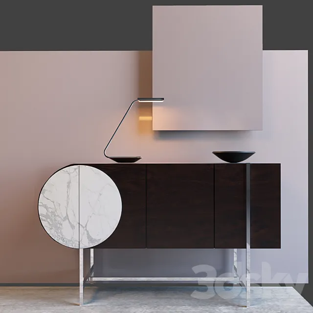Chest of drawers Baxter 3ds Max