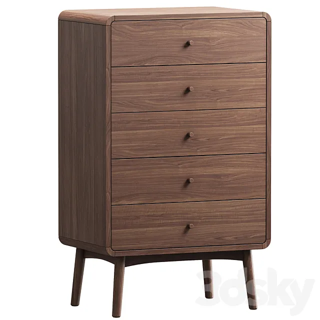 Chest of drawers BOWEN 5 3DSMax File
