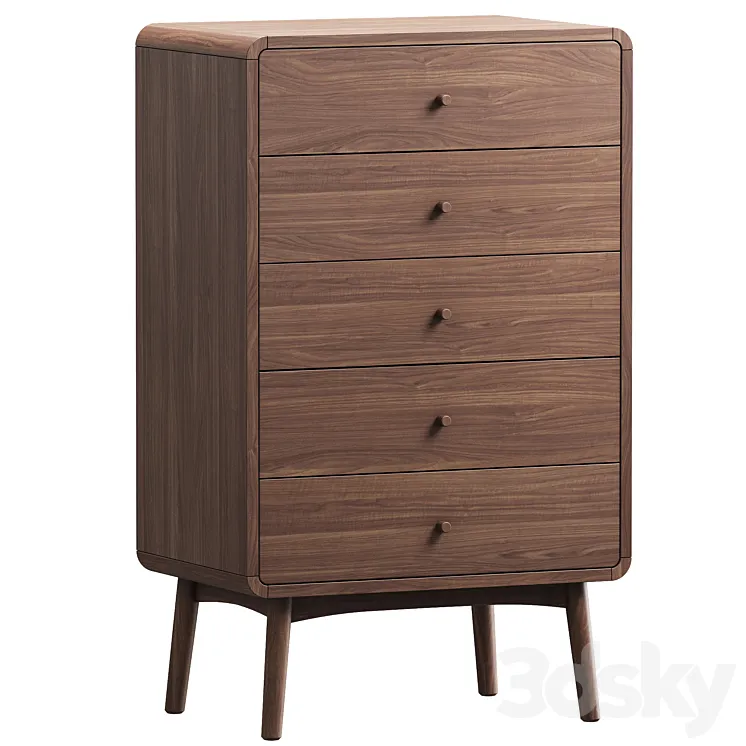 Chest of drawers BOWEN 5 3DS Max Model