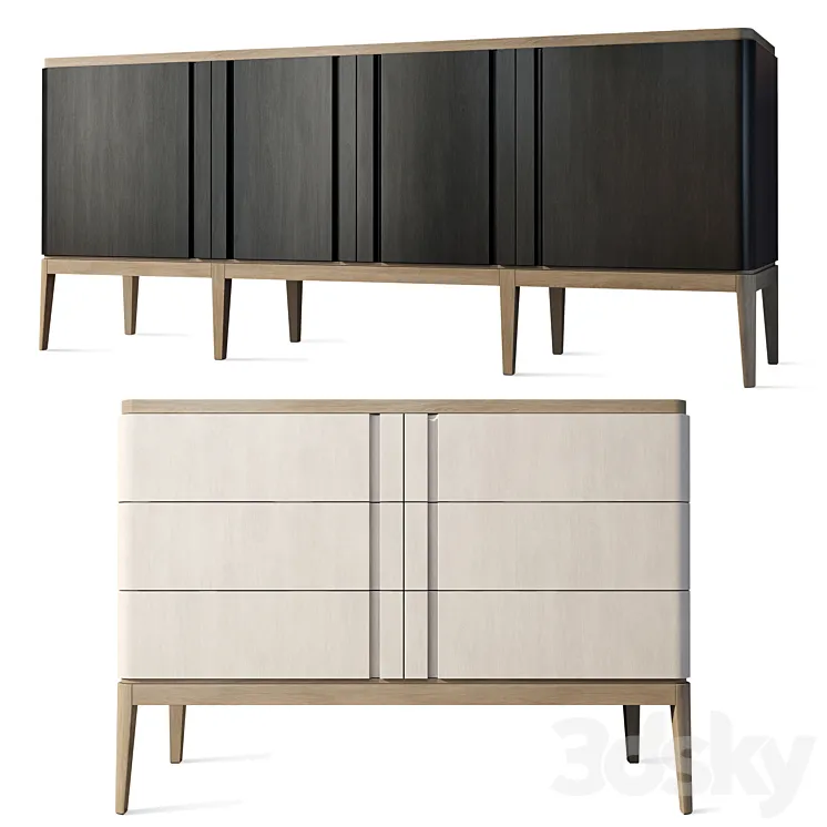 Chest of drawers buffet sideboard dresser Icons Panormo 3DS Max