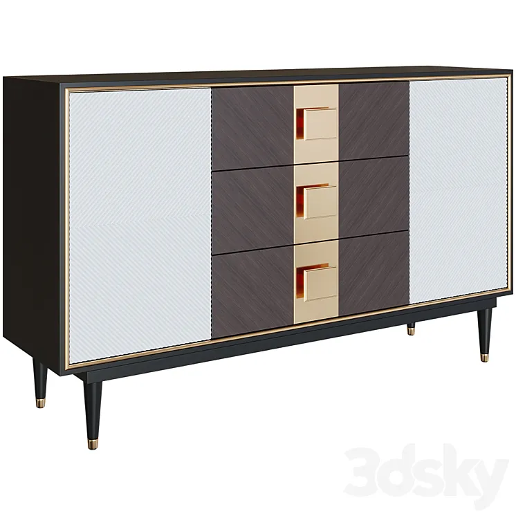 Chest of drawers Chapin Sideboard 3DS Max Model