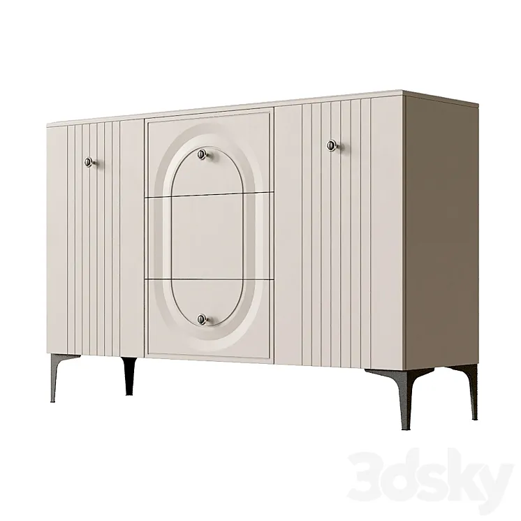 Chest of drawers Constance 3DS Max Model