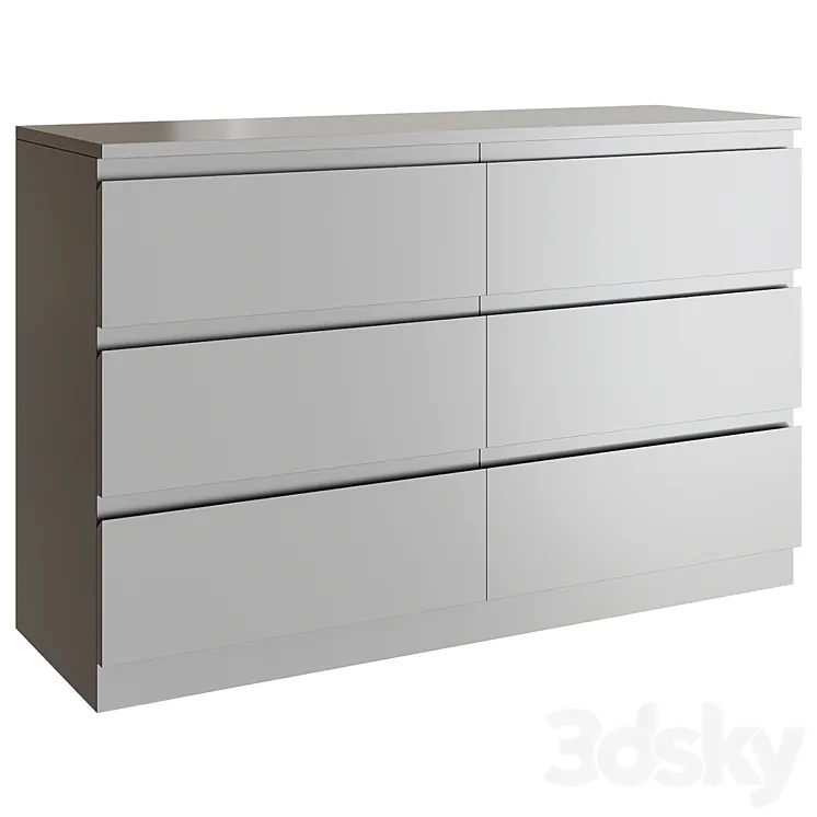 Chest of drawers Cunha 3DS Max Model