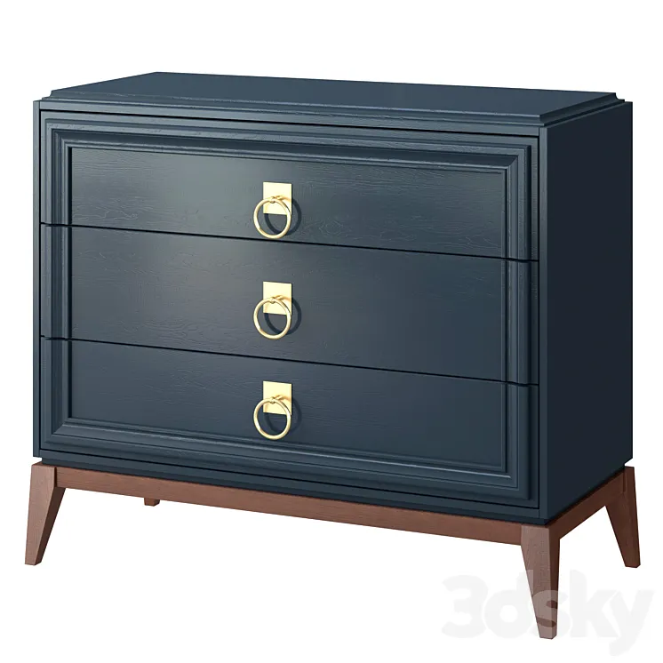 Chest of drawers Elegante 3DS Max Model