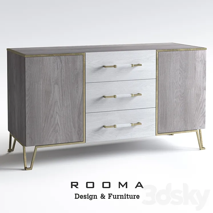 Chest of drawers Mila Rooma Design 3DS Max