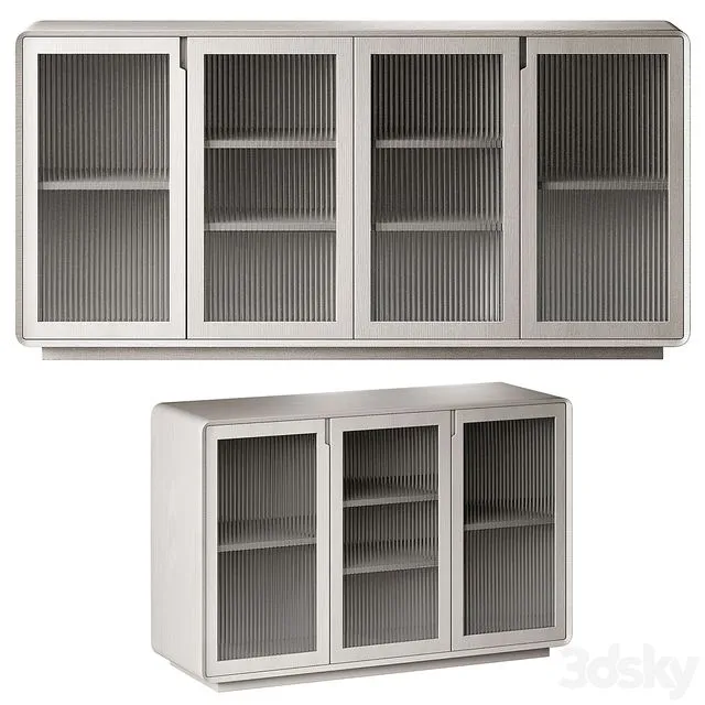 Chest of drawers Modern Wood Sideboard 3dsMax Model