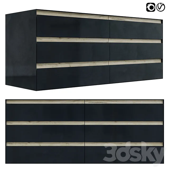 Chest of drawers NS2 03 take&live 3DSMax File