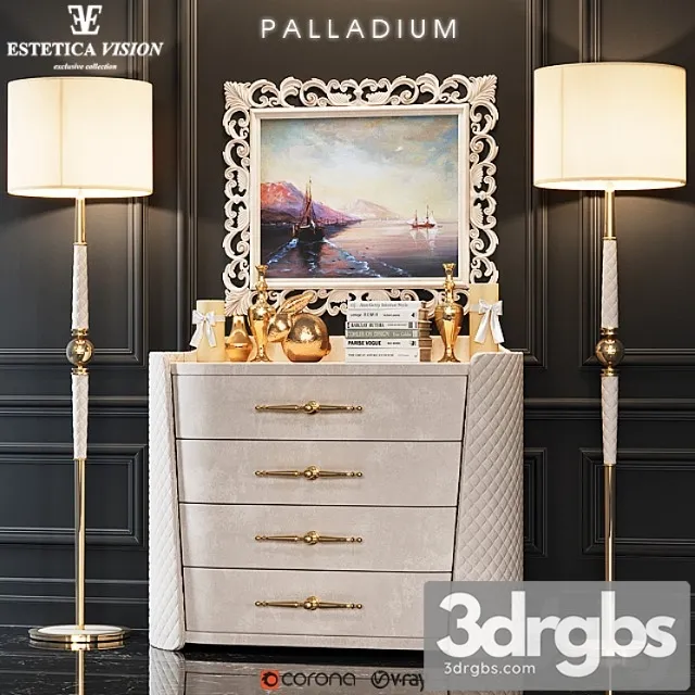 Chest of drawers palladium 2 3dsmax Download