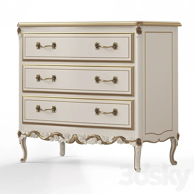 Chest of drawers Savio Firmino 1920 3DS Max Model