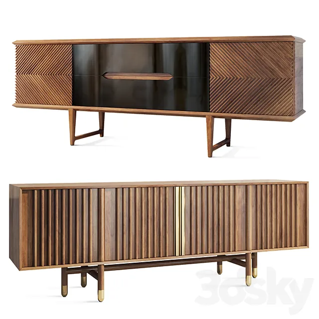 Chest of drawers sideboard . Pietra Wood Safa tvstand 3ds Max