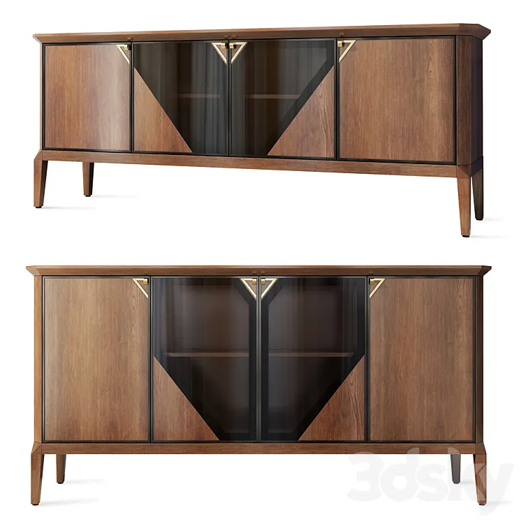 Chest of drawers TV stand Seattle Belfan Seattle 3DS Max Model