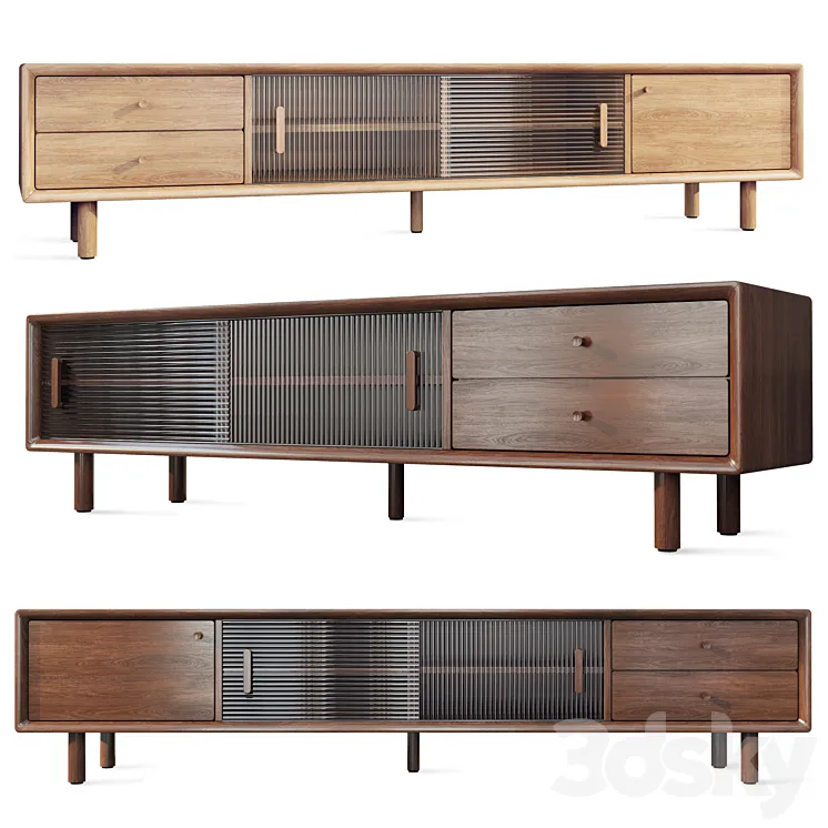 Chest of drawers Tvstand sideboard Mid Century. Decor Diva 3DS Max Model