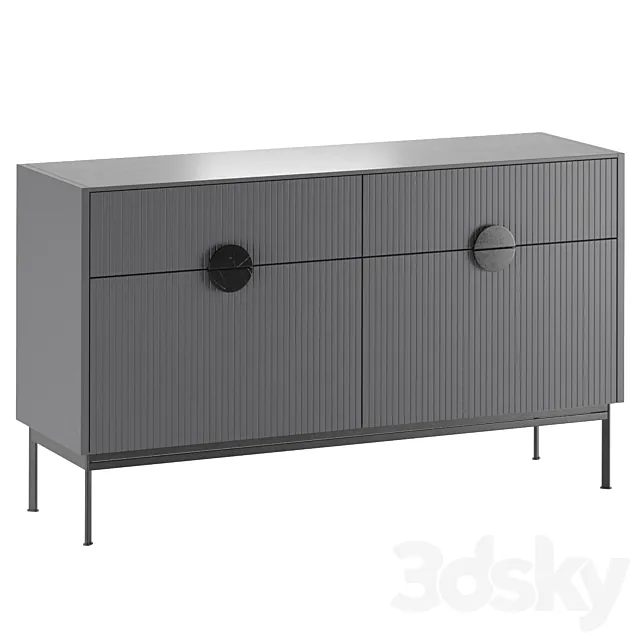 Chest of drawers UNO 3DS Max Model