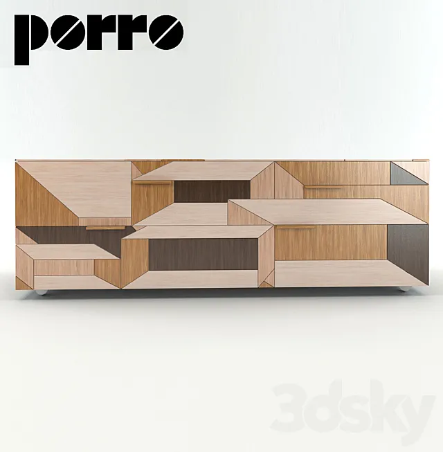 Chest Porro Inlay 3DS Max Model