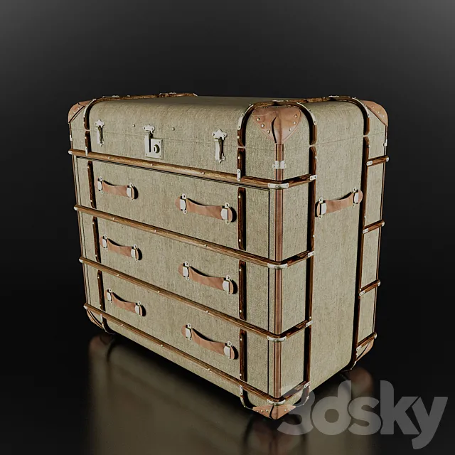chest Restoration Hardware 3ds Max