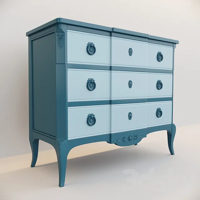 Chest Stella del Mobile 3ds Max