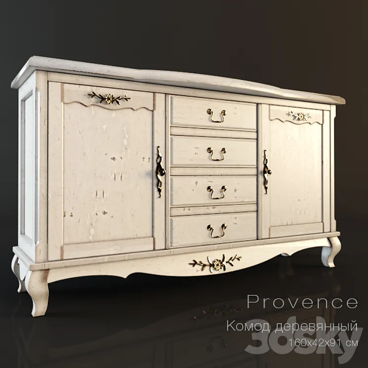 Chest-style Provence 3DS Max
