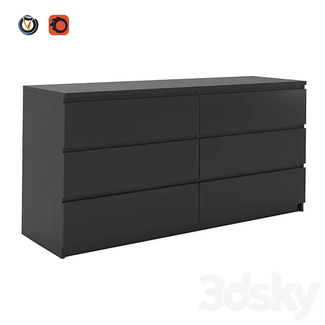 chest_IKEA 3ds Max