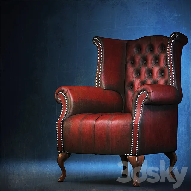 Chesterfield _ Queen Anne 3ds Max