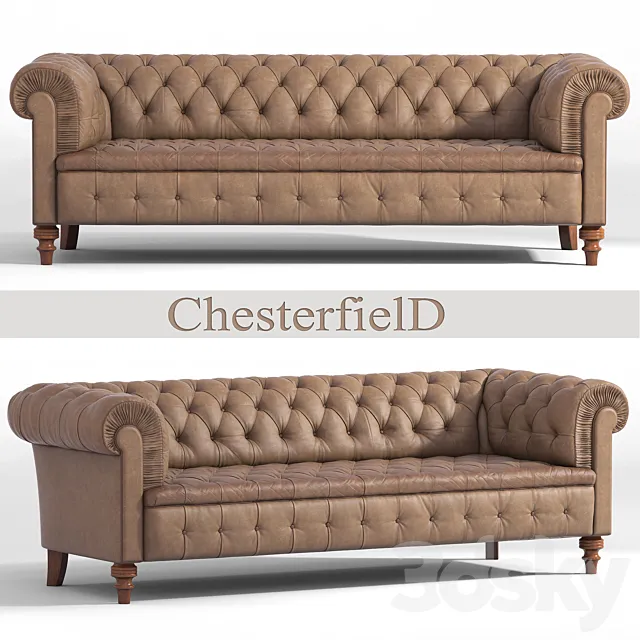 ChesterfieldOriginal 3ds Max