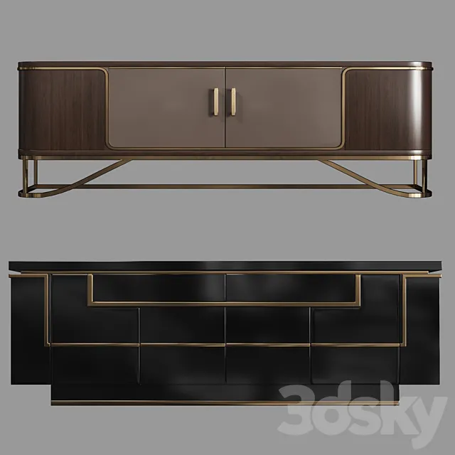 Chests of art deco 02 3DSMax File