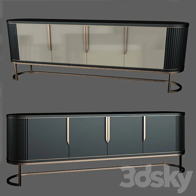 Chests of art deco _026 3DSMax File