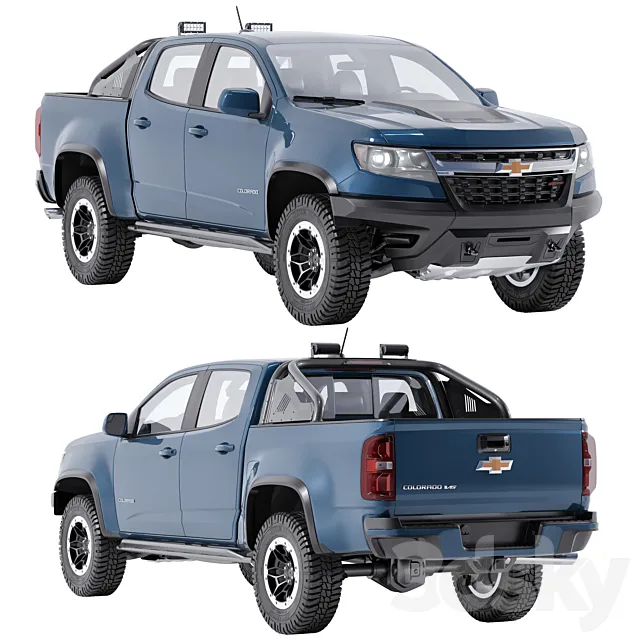 Chevrolet Colorado ZR2 3ds Max