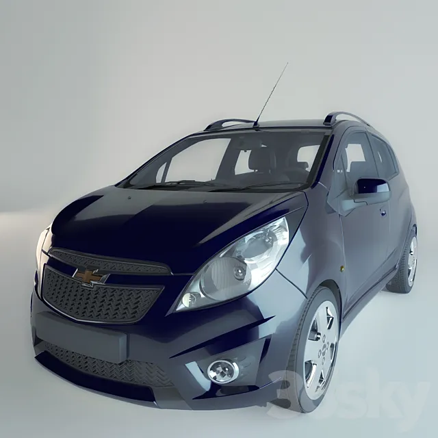 Chevrolet Spark 3DS Max Model