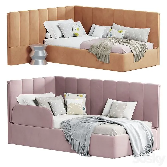 Child bed Valencia by WoodSoft 3dsMax Model