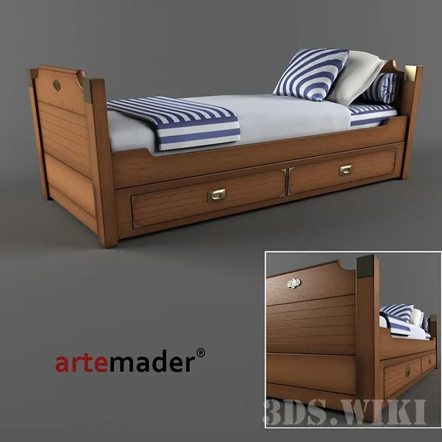 child-room – Artemader Camarote children’s bed 3ds Max