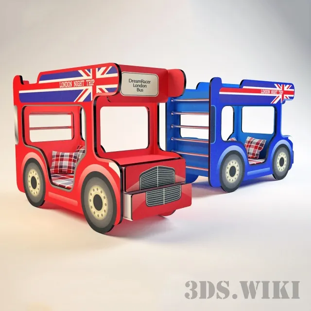 child-room – Baby bus bed 3ds Max
