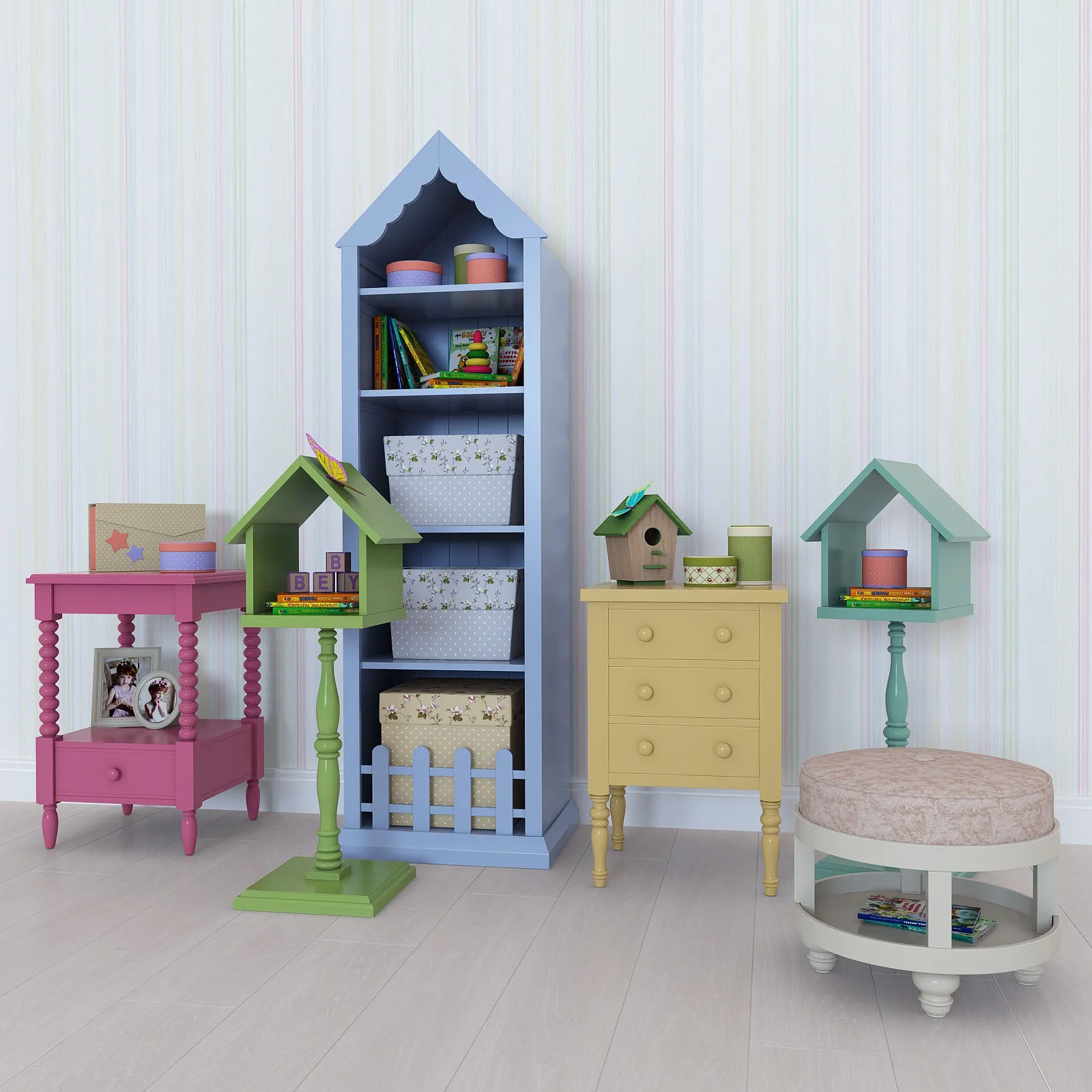 child-room – Baby set 01 3ds Max