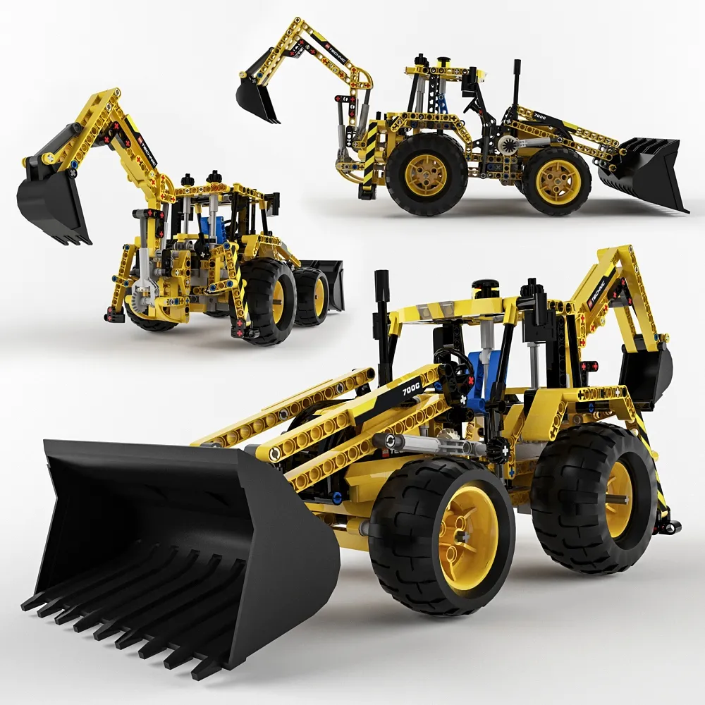 child-room – Backhoe loader 1 3ds Max
