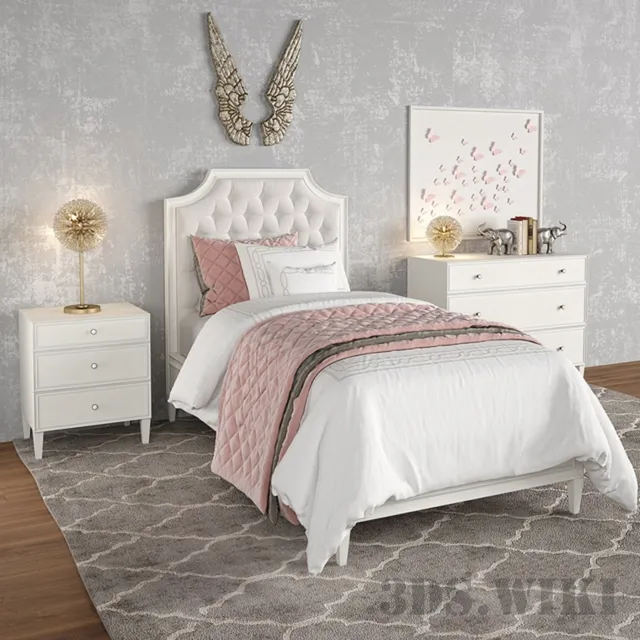 child-room – bed Max 2011 3ds Max