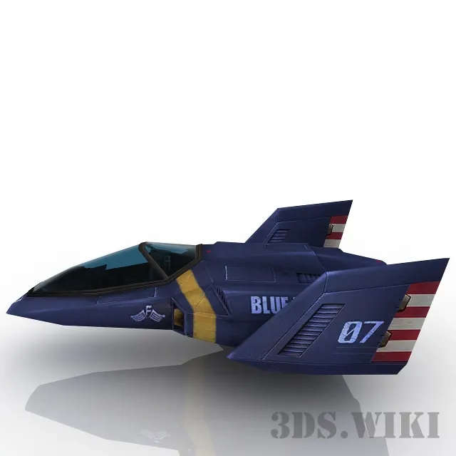child-room – Blue Falcon Space Plane 3ds Max