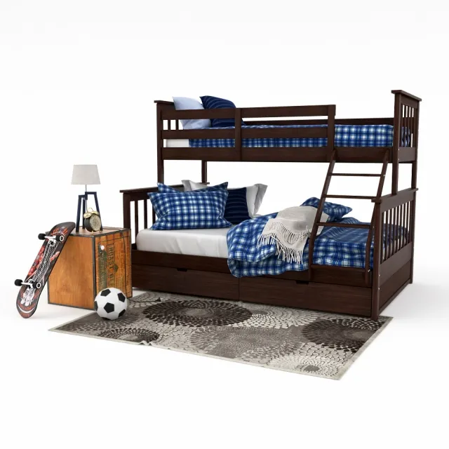 child-room – Bunk Bed Lola 3ds Max