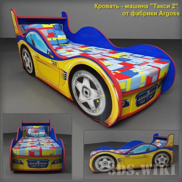 child-room – Car bed for children 3ds Max