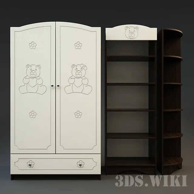 child-room – Children’s furniture from the Walter Mebel factory 3ds Max
