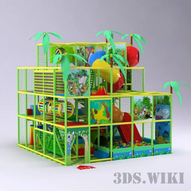 child-room – Children’s play labyrinth 3ds Max