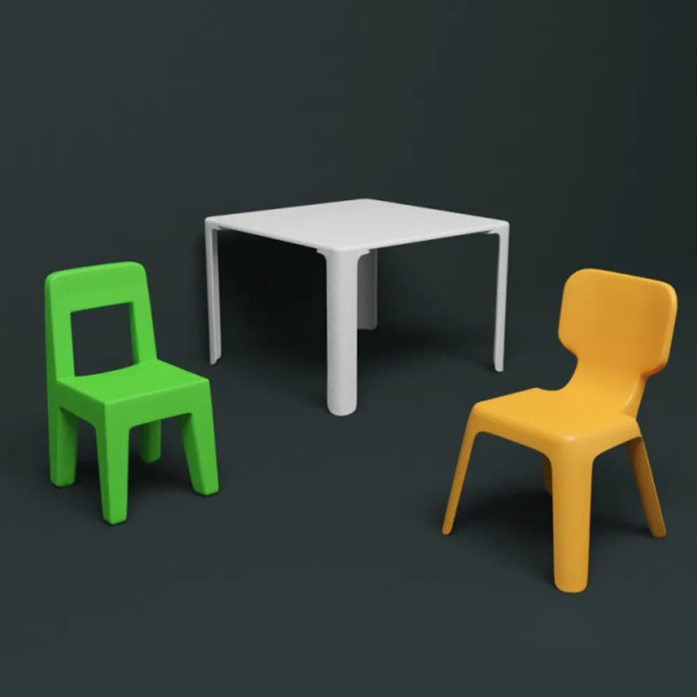 child-room – Children’s table and chairs Magis Me Too 3ds Max