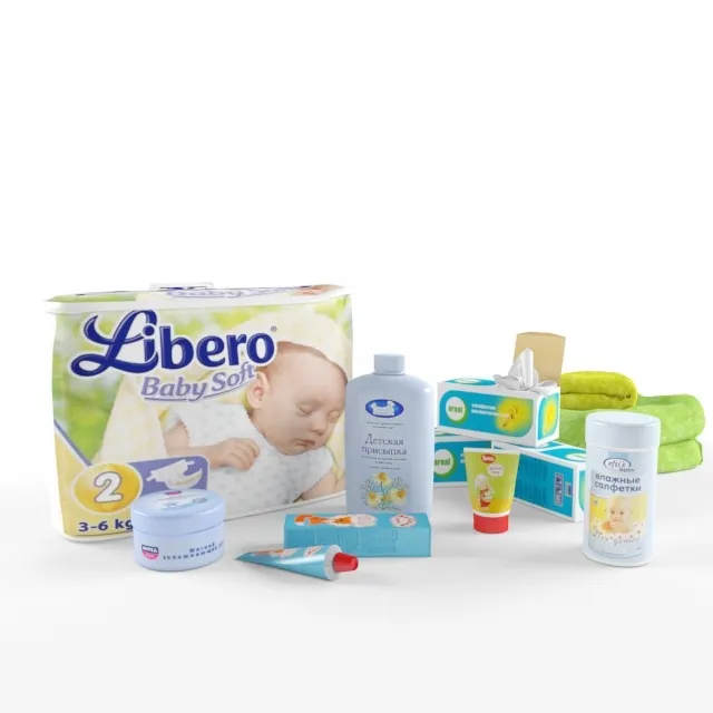child-room – Cosmetics for babies 3ds Max