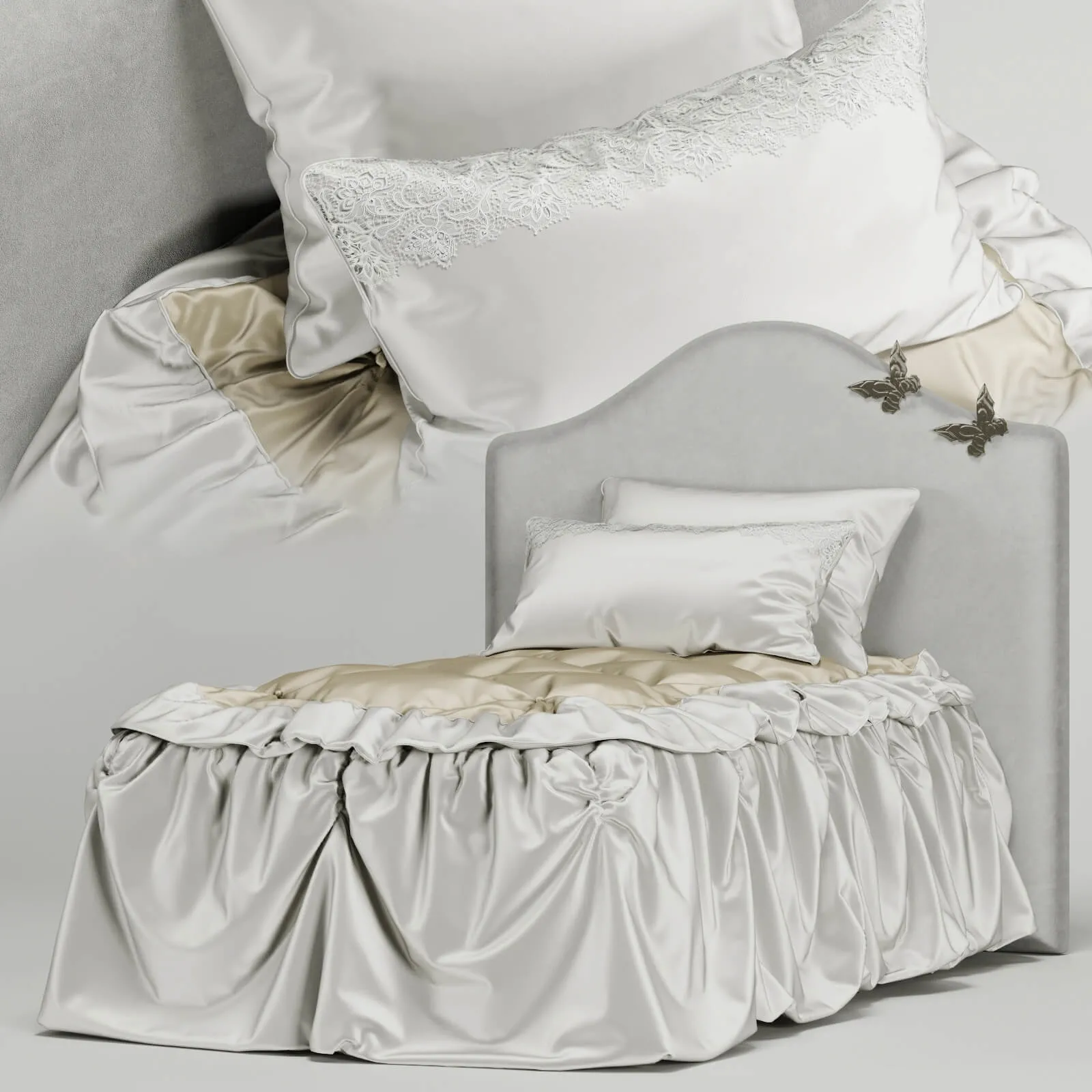 child-room – Cot Dolfi Wendy 08 3ds Max
