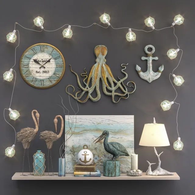 child-room – Decorative set 3ds Max