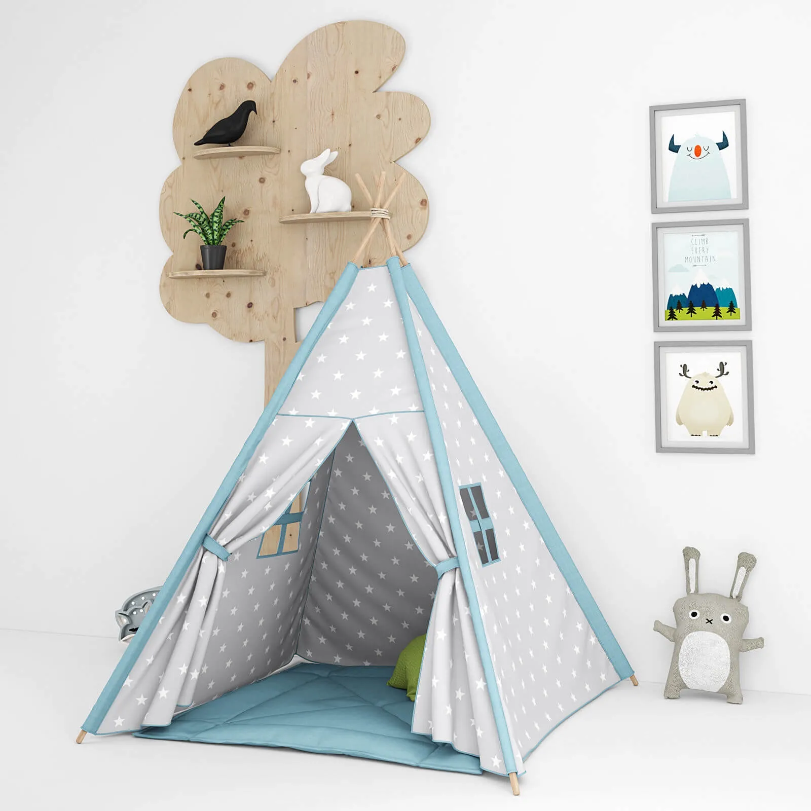 child-room – Decorative set for a nursery 3ds Max