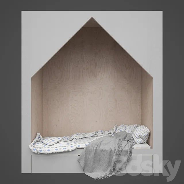 child room design – bed 3DS Max Model