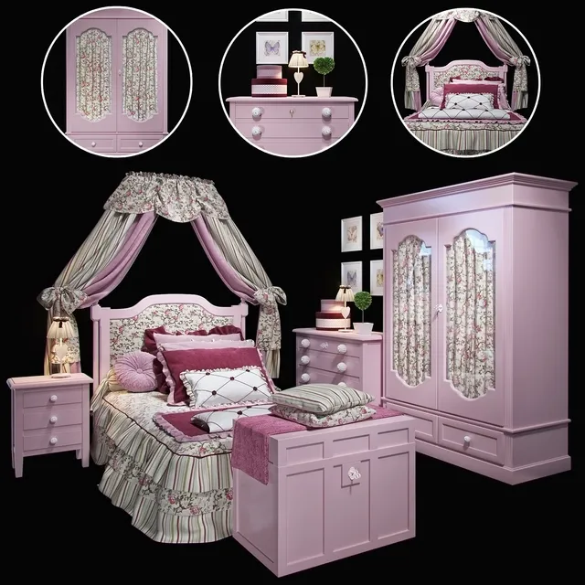 child-room – Dolfi And Sogni Di Matilde 3ds Max