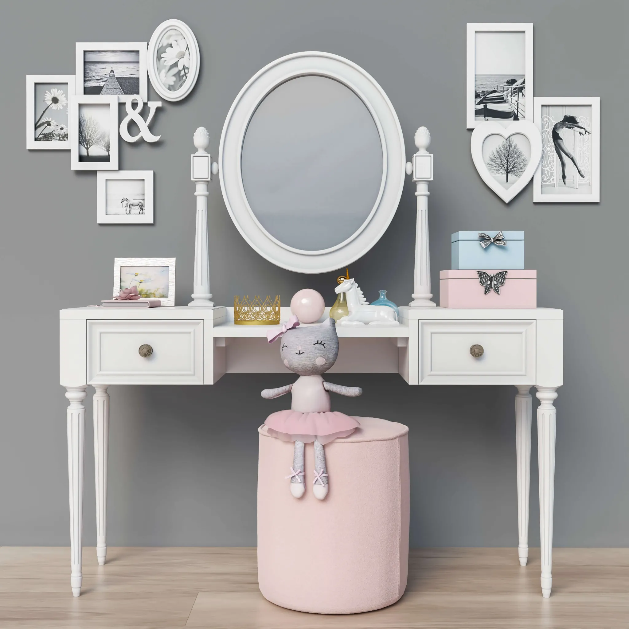child-room – Dressing table 3ds Max