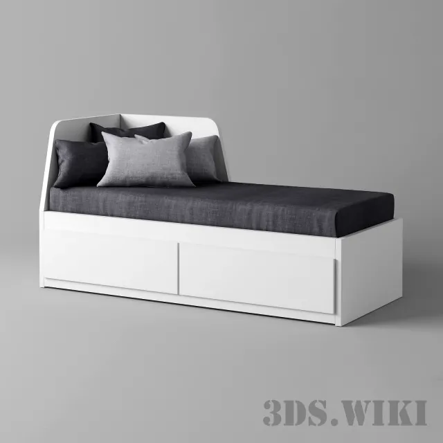 child-room – Flecke’s baby bed – IKEA 3ds Max