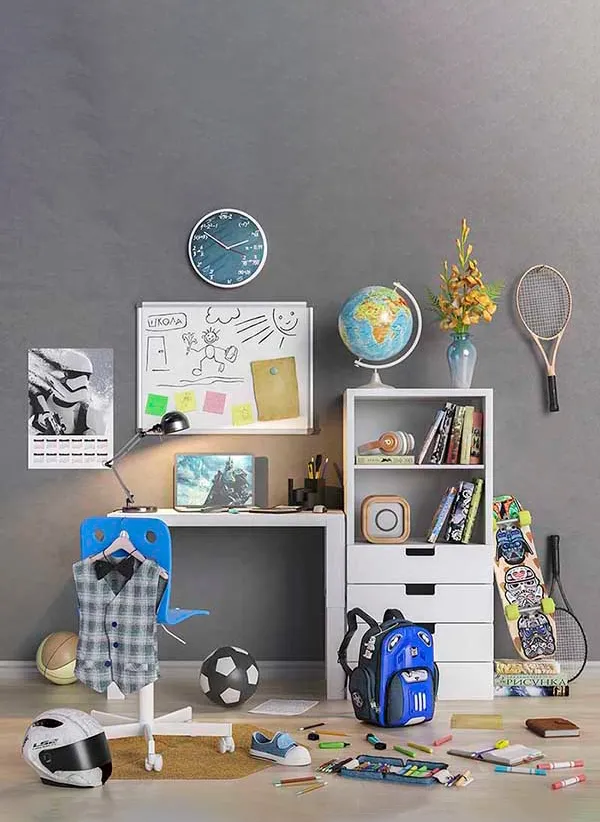 child-room – Furniture and accessories for the children’s room 3ds Max